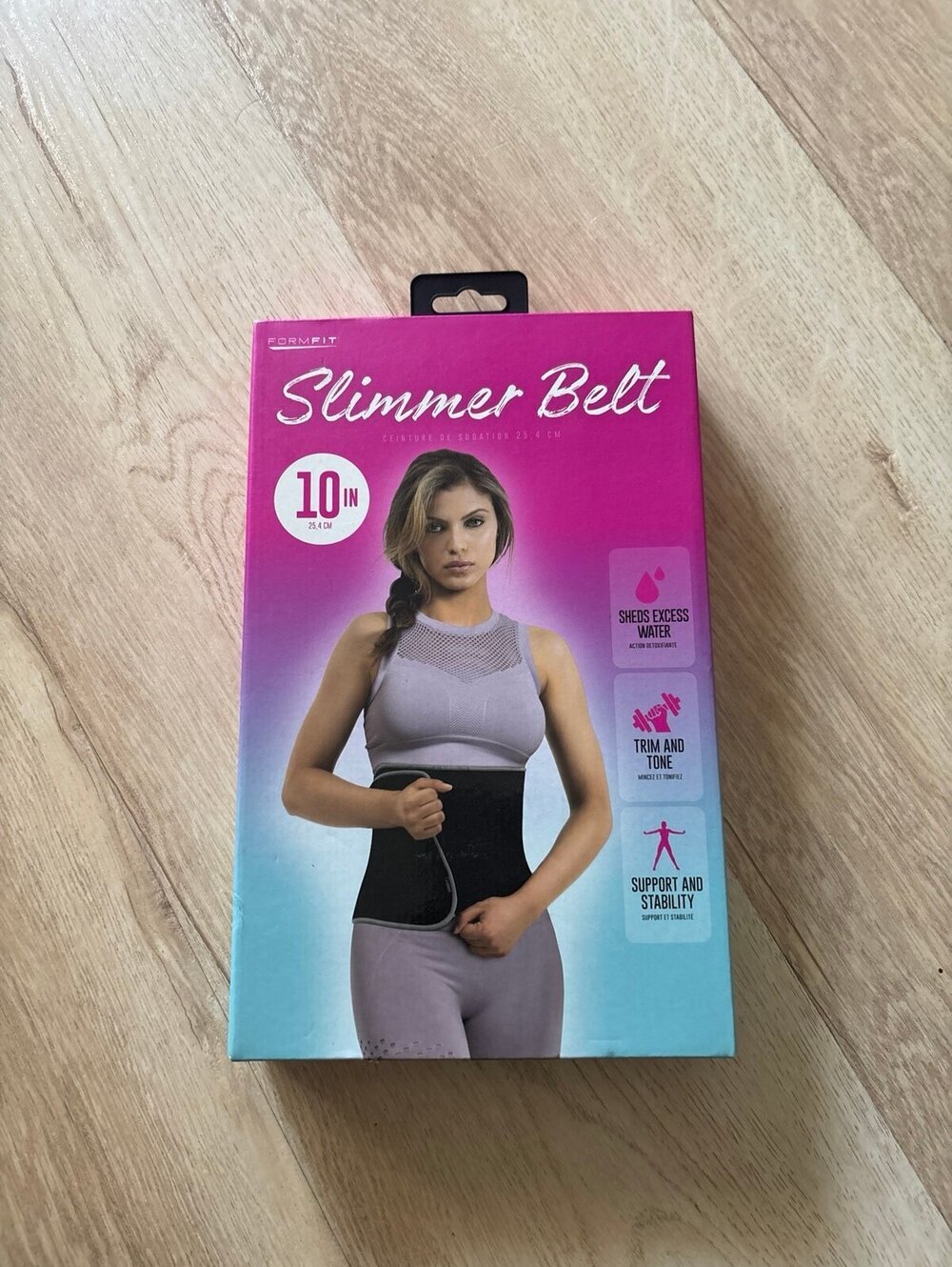 Slimmer belt form fit 10 inches